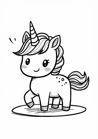 Einhornsushi, Ausmalbild zum kostenlosen Ausdrucken